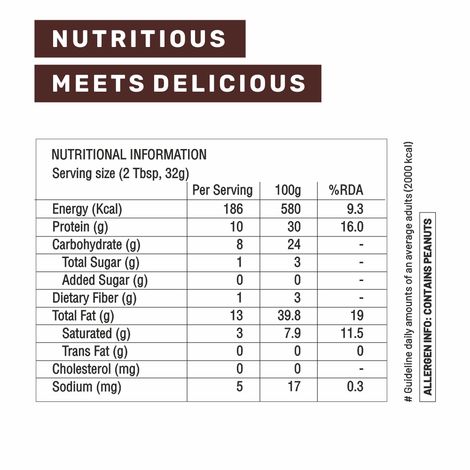 Ritebite Max Protein Unsweetened Classic Crunchy Peanut Butter Spread