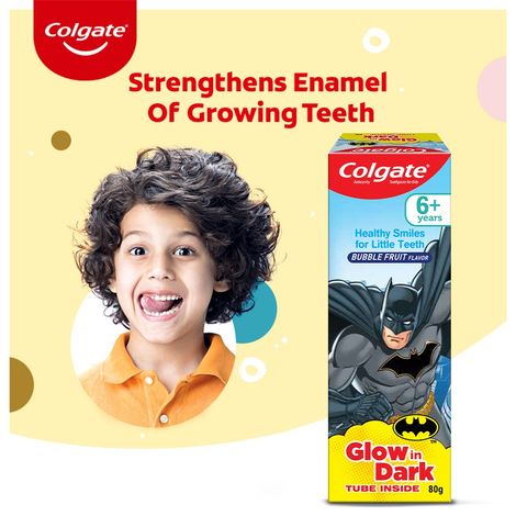 Colgate Toothpaste For Kids Glow In Dark Tube Inside
