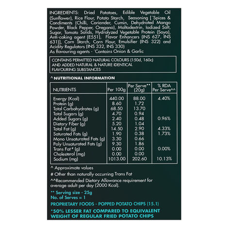 Tagz Popped Potato Chips - Masala Trekkin