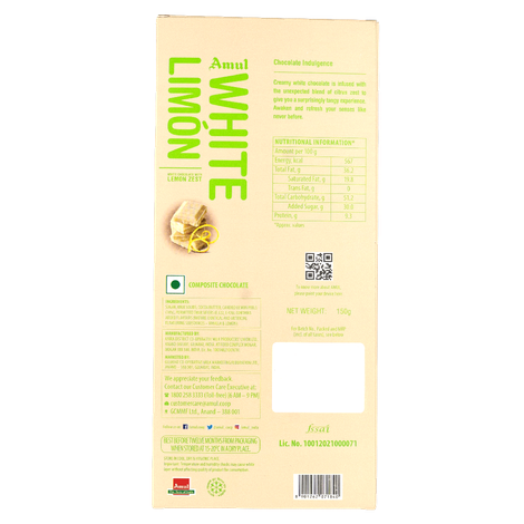 Amul White Limon Chocolate