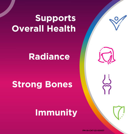 Centrum Women Multivitamins - Vit. B, C, D & more for Energy, Immunity & Radiance (50 Veg Tablets)