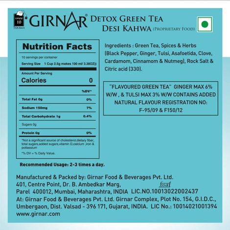 Girnar Desi Kahwa Detox Green Tea