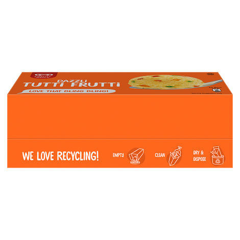 Kwality Wall's Frozen Dessert - Dazzli Tutti Frutti Tub