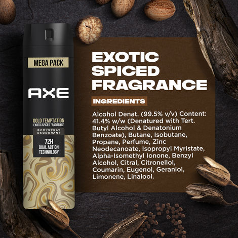 Axe Gold Temptation Long Lasting Deodorant Bodyspray For Men