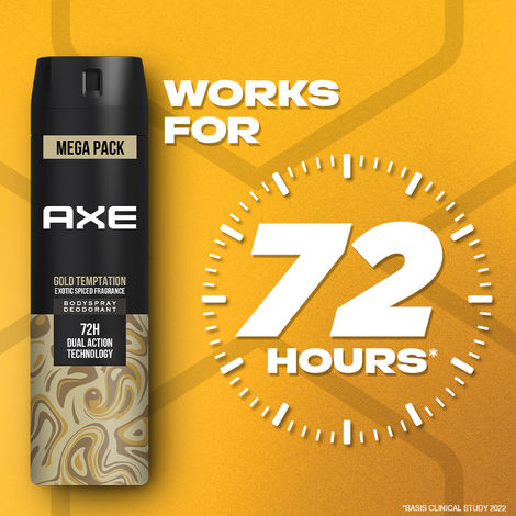Axe Gold Temptation Long Lasting Deodorant Bodyspray For Men