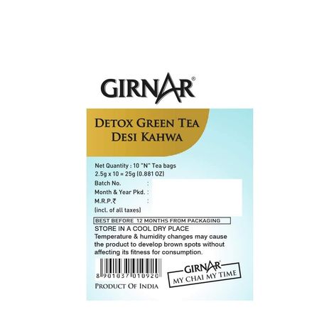 Girnar Desi Kahwa Detox Green Tea