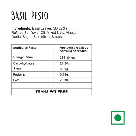 Wingreens Farms Basil Pesto