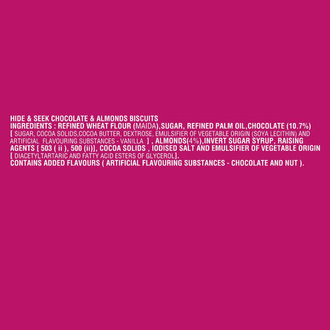 Parle Hide & Seek Cookies With Added Almonds