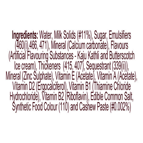 Hershey's Milkshake Cashew Butterscotch Ice Cream Flavor