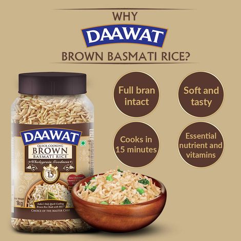 Daawat Brown Basmati Rice | Long Grain