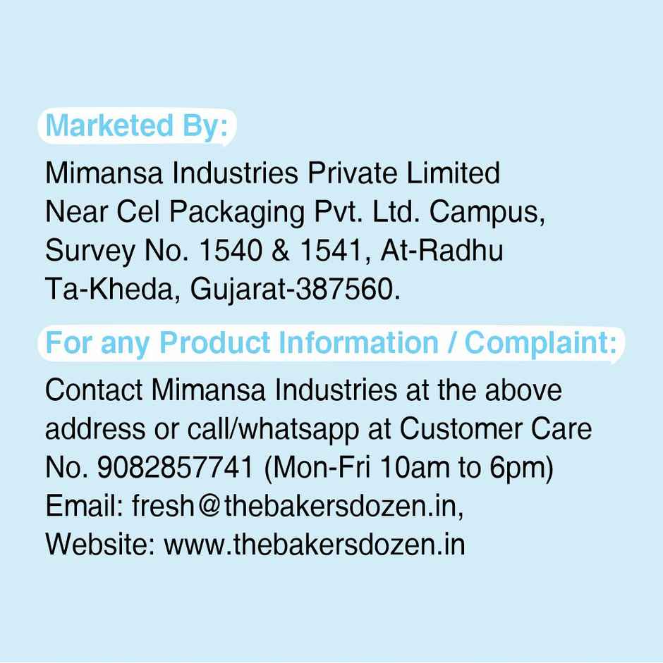 The Baker's Dozen Zero Maida Milk Bread | Atta Bread | Sandwich Bread | Gourmet | Clean Label