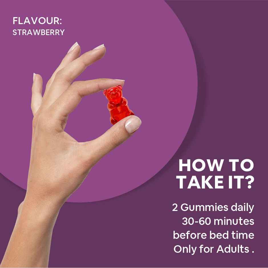 Carbamide Forte Melatonin 10 mg sleep Gummies - with TAGARA 60 Veg Gummies