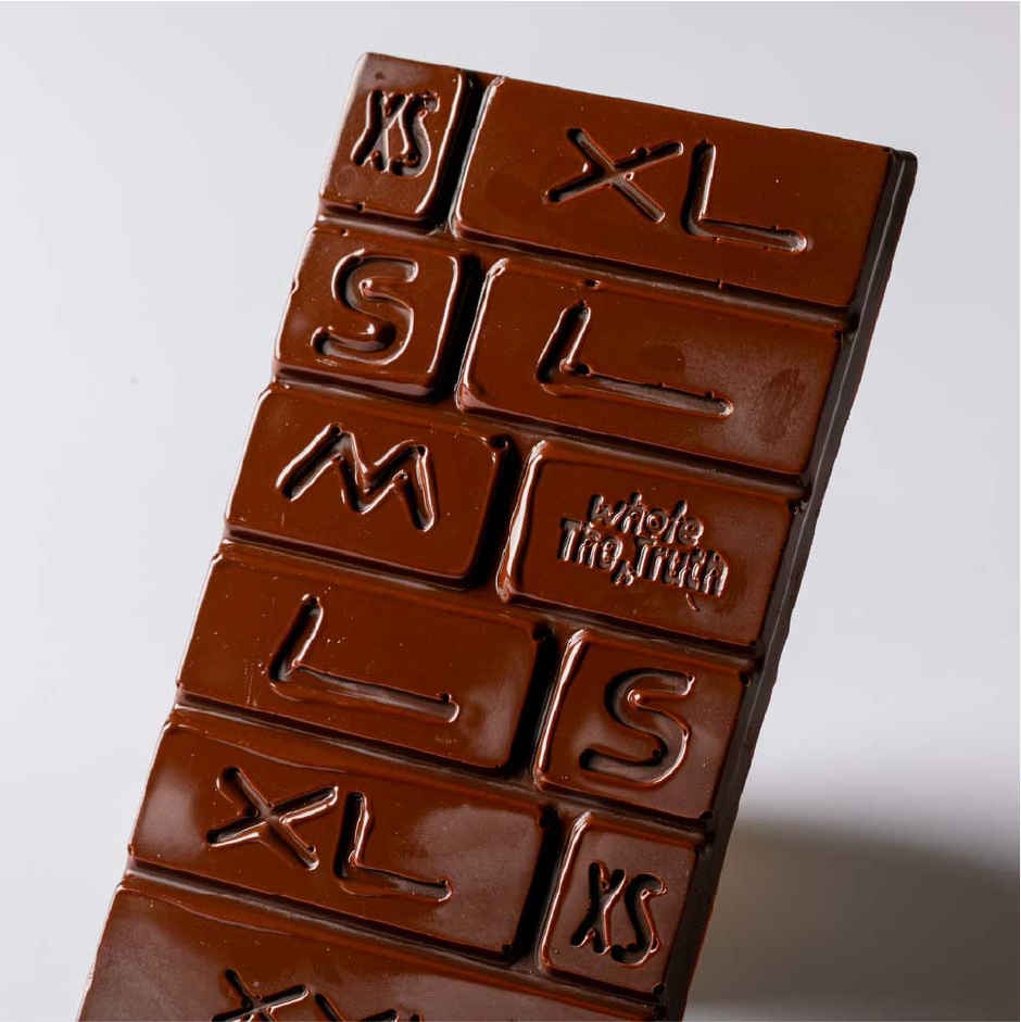 The Whole Truth Dark Cocoa Bar - Sea Salt | 80 g | Sweetened With dates