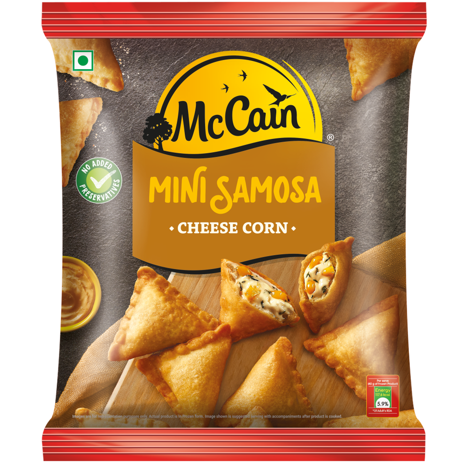 McCain Cheese Corn Mini Samosa | Crispy Snack
