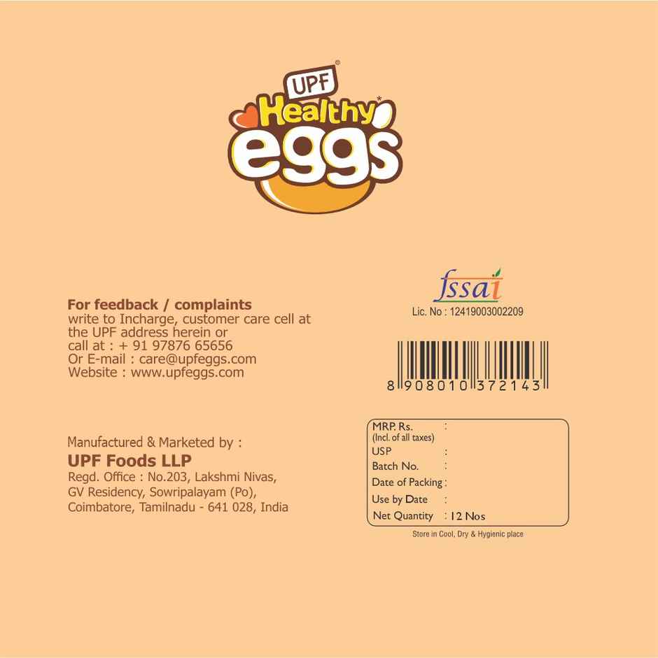 UPF Healthy Eggs Brown