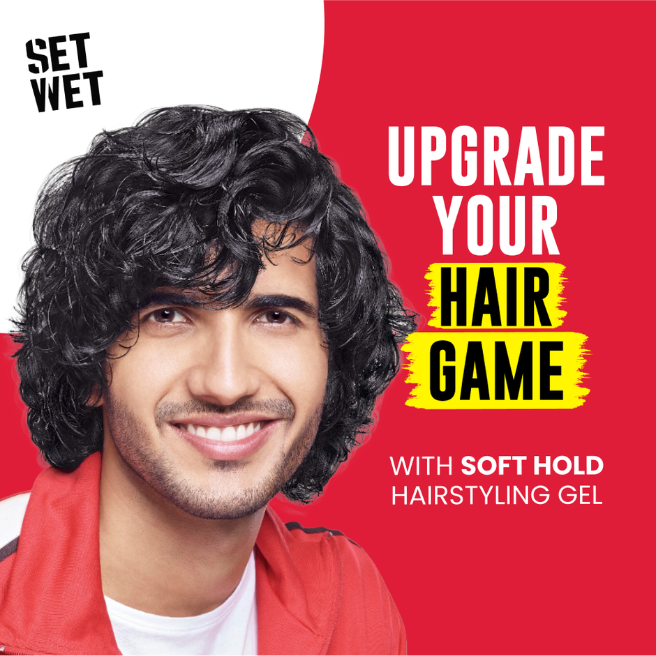 Set Wet Styling Hair Gel for Men | Shine Everyday Tube