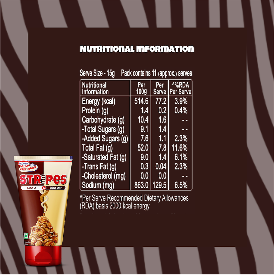 Dr. Oetker Funfoods Stripes - Mayo & BBQ
