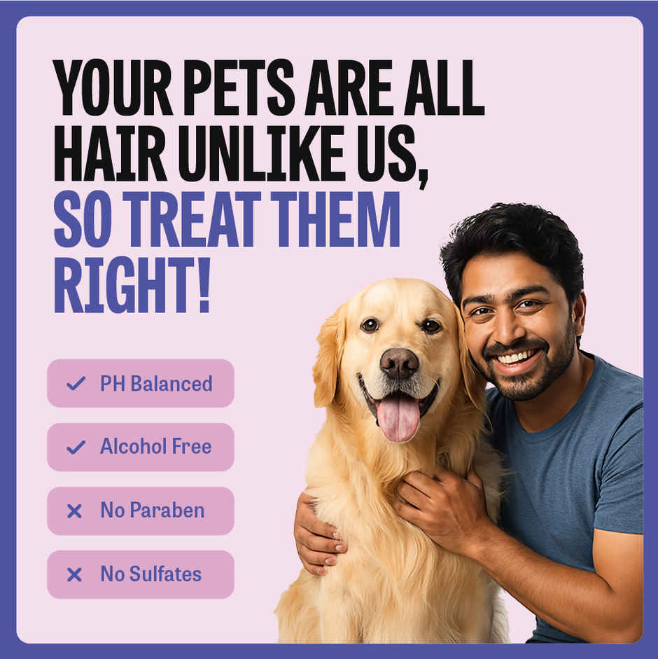 Petcrux Lavender Dog Shampoo | Sulphate and Paraben Free