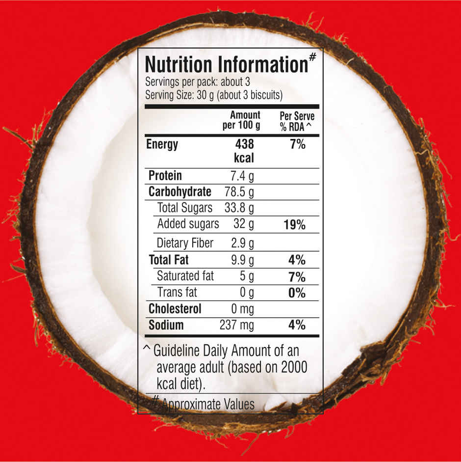 Cremica Coconut Zero Maida Cookies