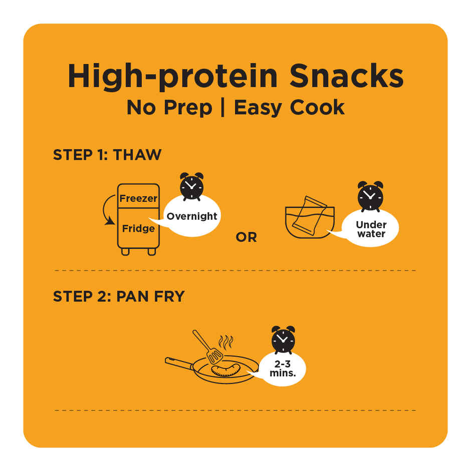 Prasuma Chicken Cheese & Onion Sausage | Real Cheddar Cheese | Fresh Chicken | No Trans Fat