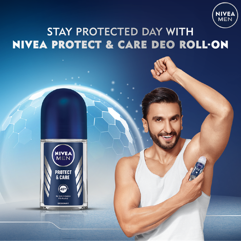 Nivea Protect & Care Deodorant Roll On For Men