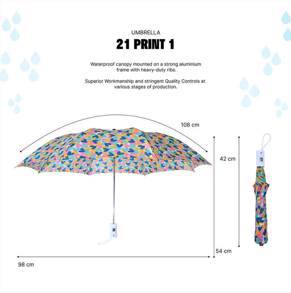 Citizen 21 inch Print Umbrella - 1