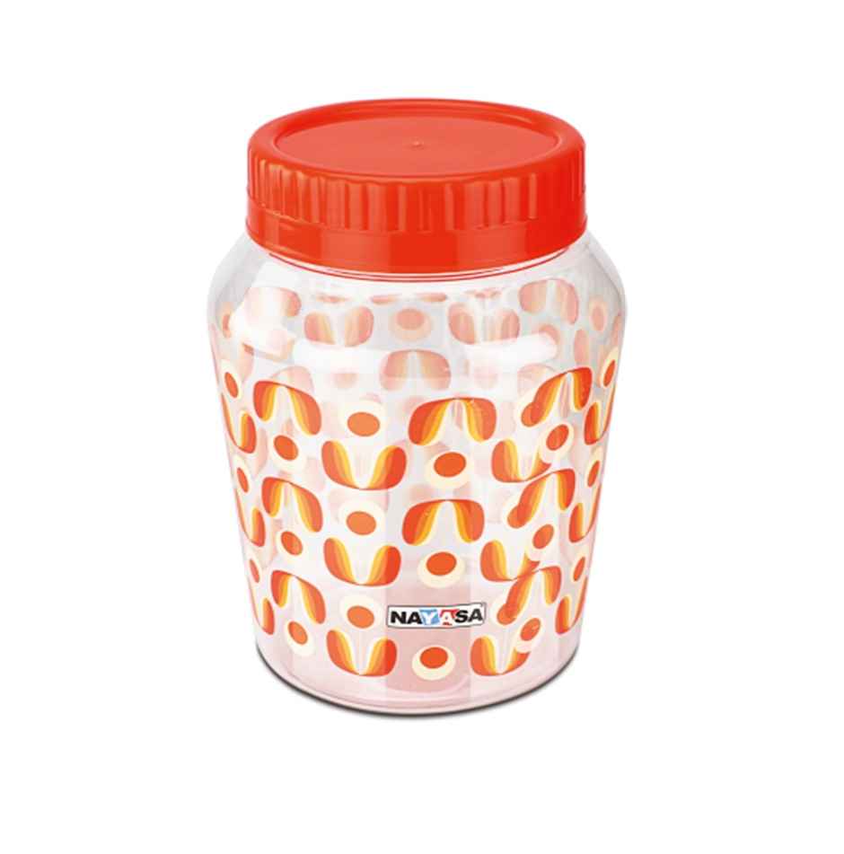 Nayasa Jenny Deluxe BPA Free Food Grade Airtight Kitchen Storage Containers | Orange - 600 ml