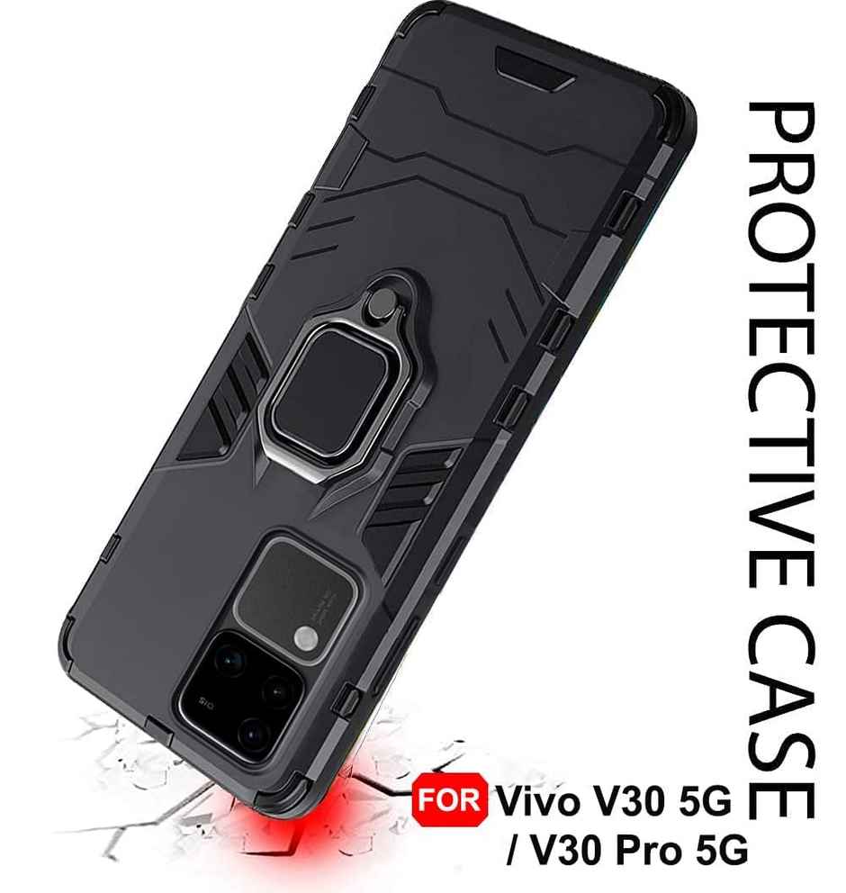 Artistque Case for Vivo V30 / V30 Pro 5g Back Cover - Ring Stand Armor Cover
