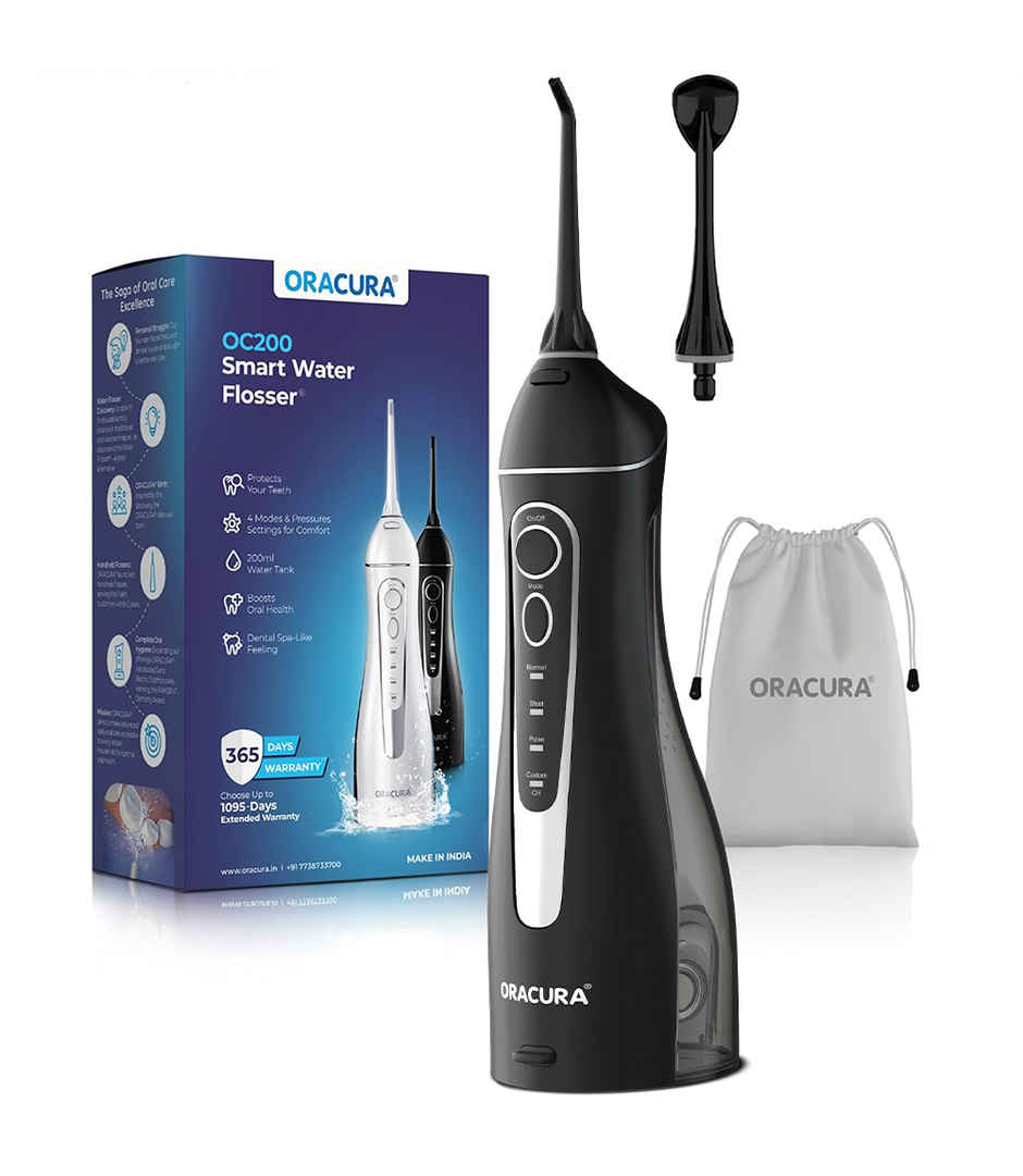 Oracura Oc200 Lite Smart Plus Water Flosser Black