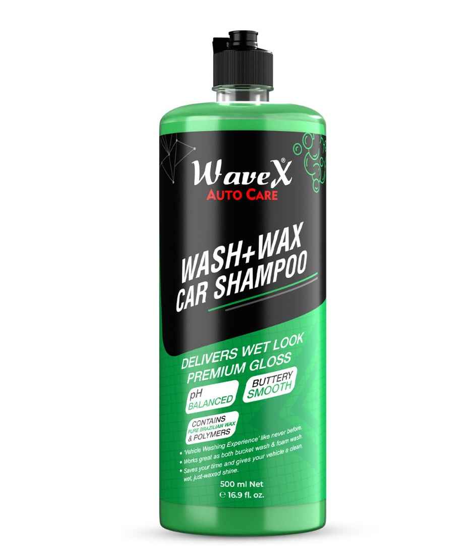 Wavex Wash and Wax Car Shampoo | Wet Look Shine with Buttery Smooth Feel