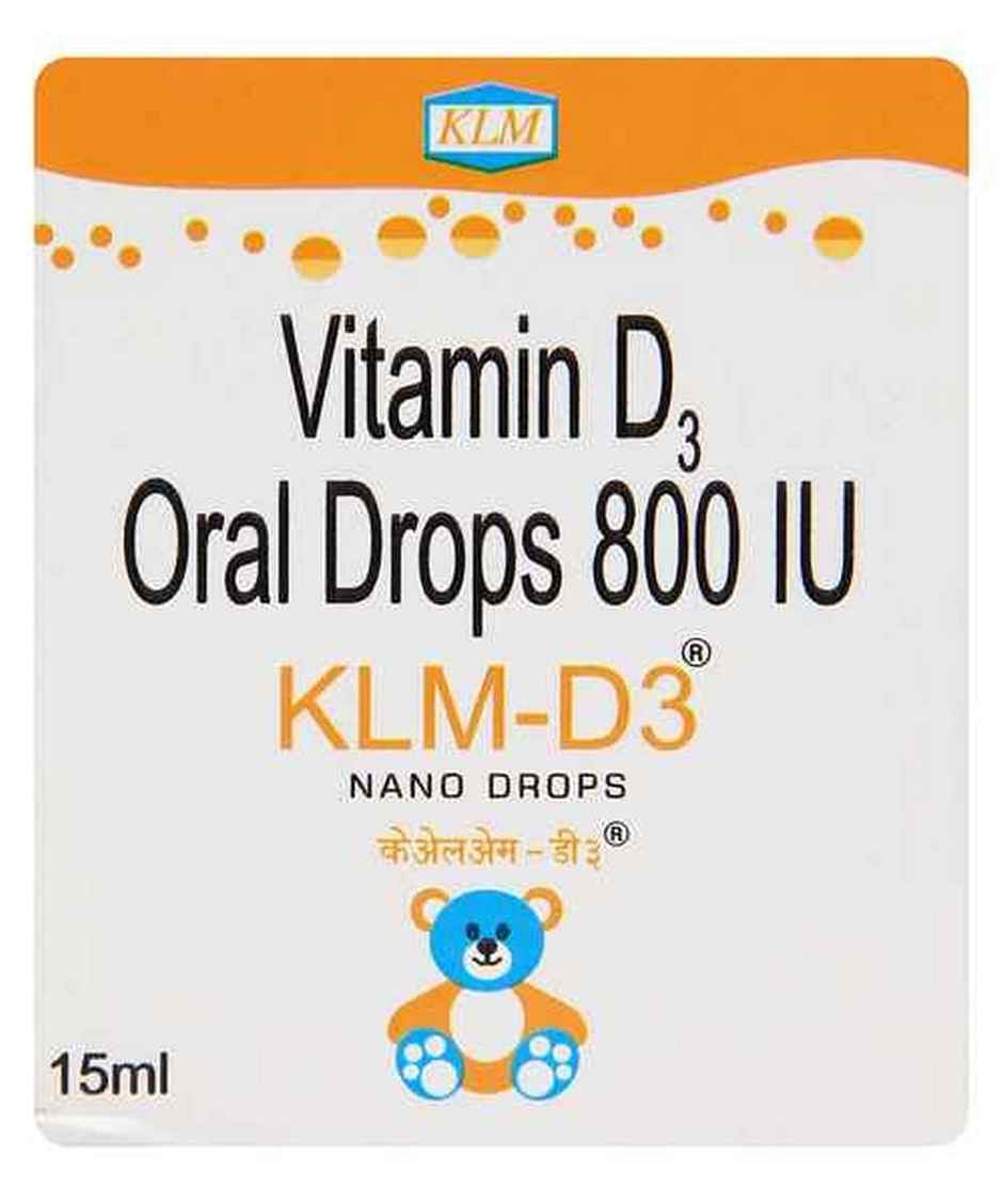 KLM-D3 Nano 800IU Vitamin D3 Drop