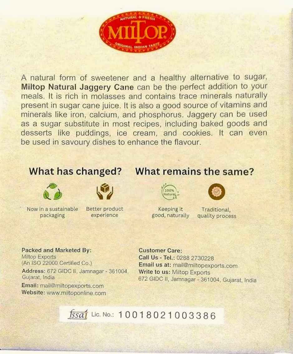 Miltop Natural Jaggery