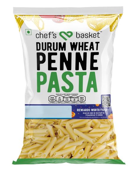Chef's Basket - Durum Wheat Penne Pasta Pouch