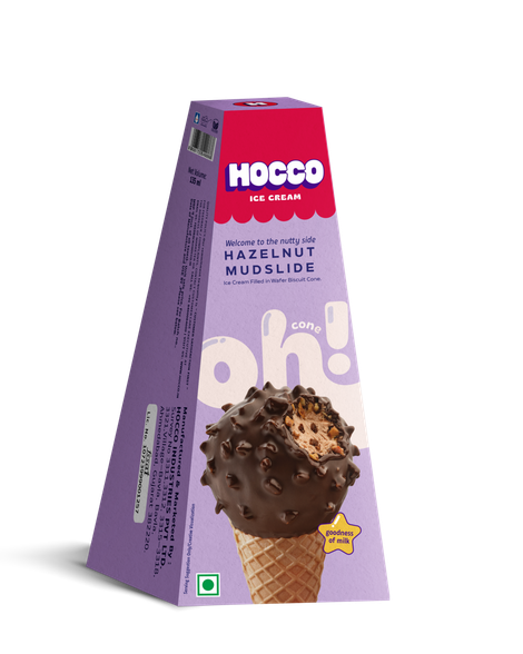 Hocco Hazelnut Mudslide Ice Cream Cone