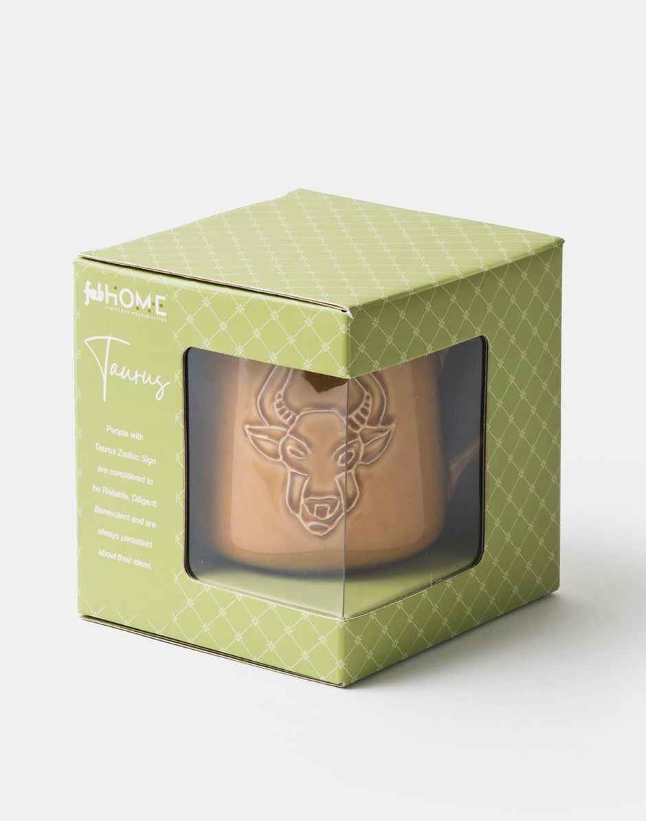 Fabindia Ceramic Rashi Mug - Taurus