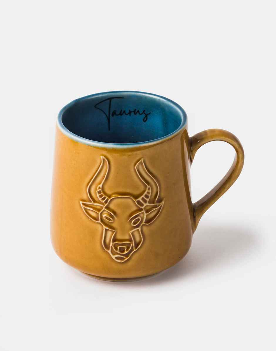 Fabindia Ceramic Rashi Mug - Taurus