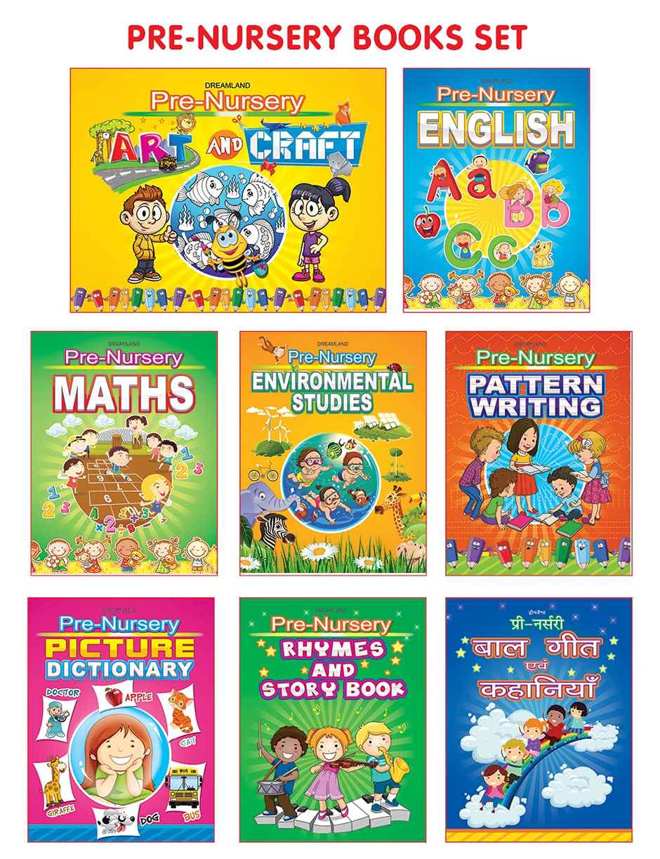 My Complete Kit of Pre-Nursery Books- A Set of 8 Books for kids | Bok gift Pack