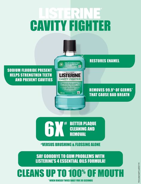 Listerine Cavity Fighter Mouthwash