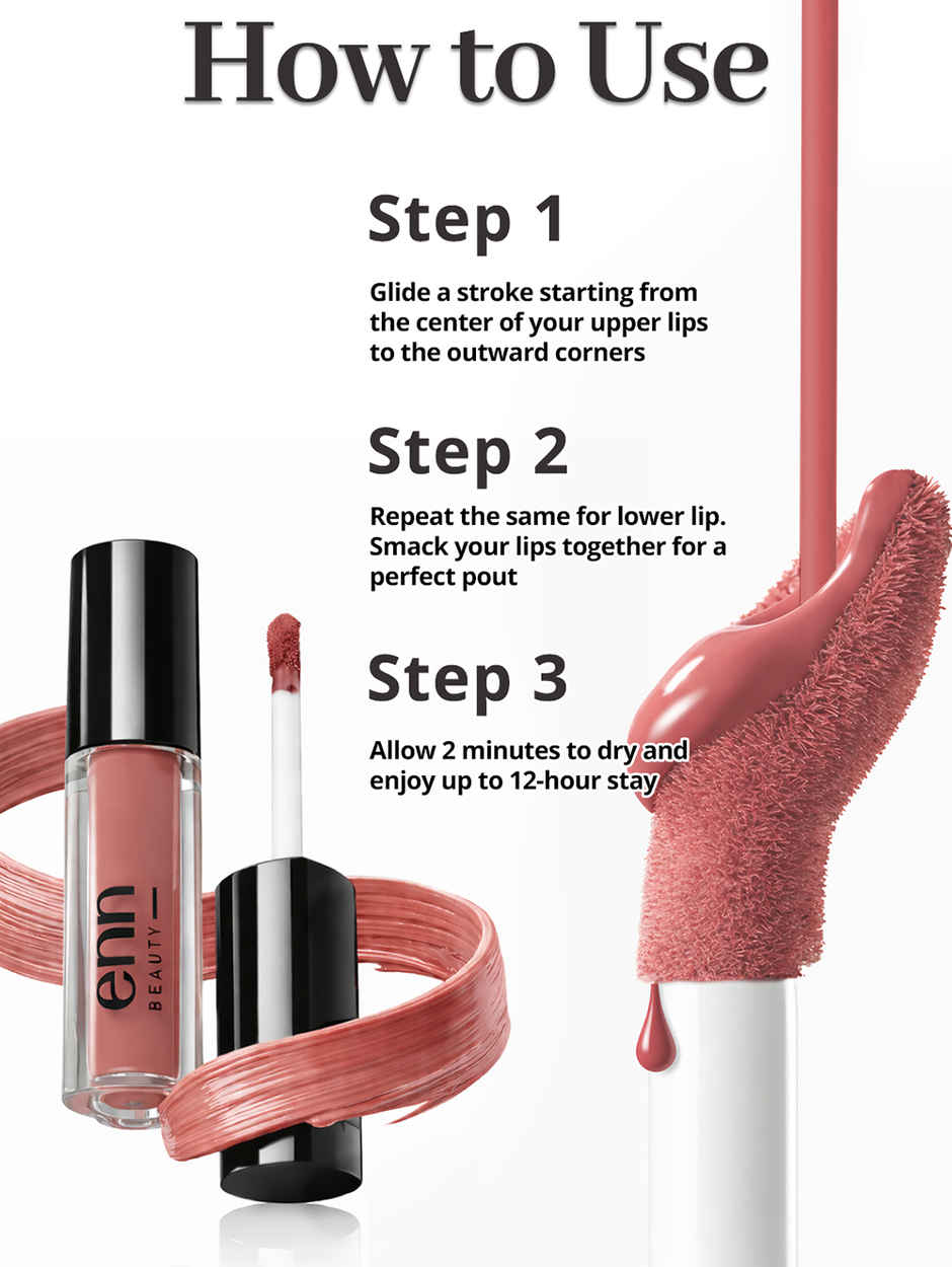 ENN Beauty Matte Liquid Lipstick | Long Lasting & Smudge Resistant