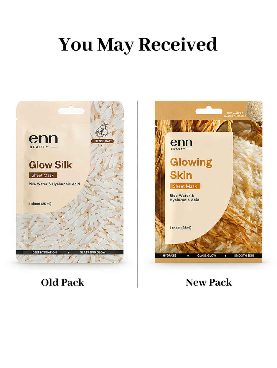 ENN Beauty Glow Silk Sheet Mask | Intense Hydration & Fresh Glow