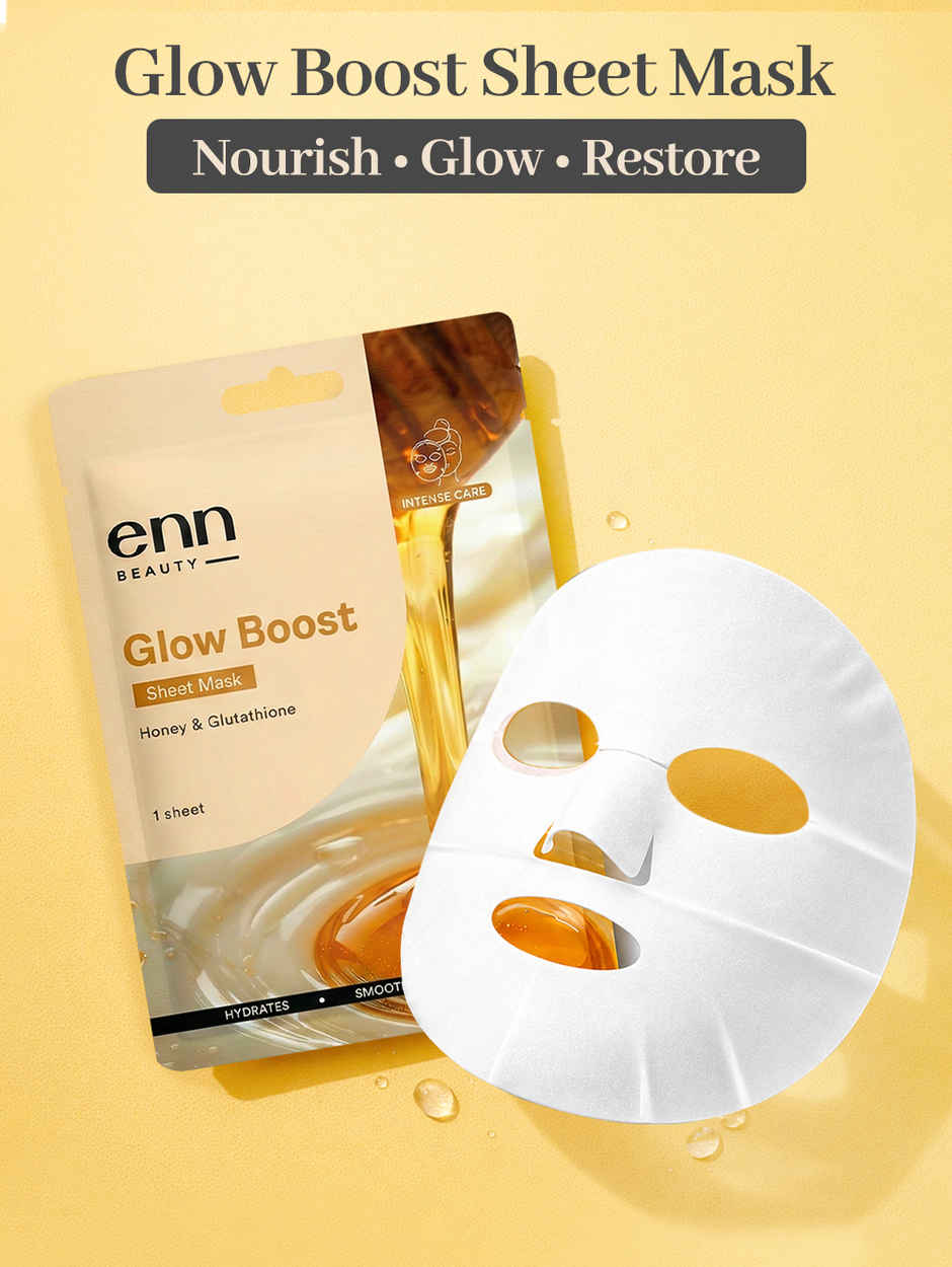 ENN Beauty Glow Boost Sheet Mask | Instant Brightening & Glow Boost