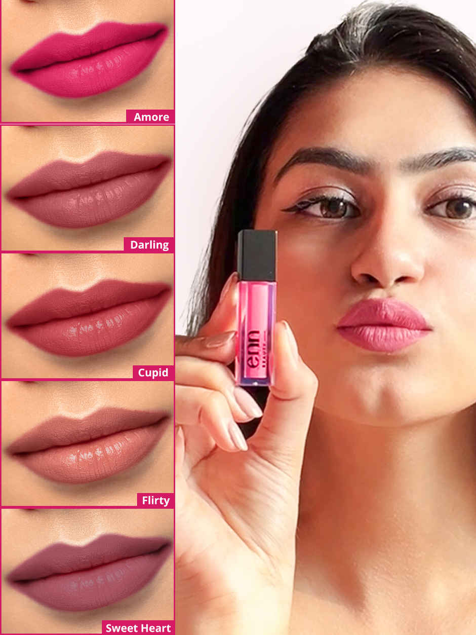 ENN Beauty Semi-Matte Liquid Lipstick Kit - Pretty Pinks