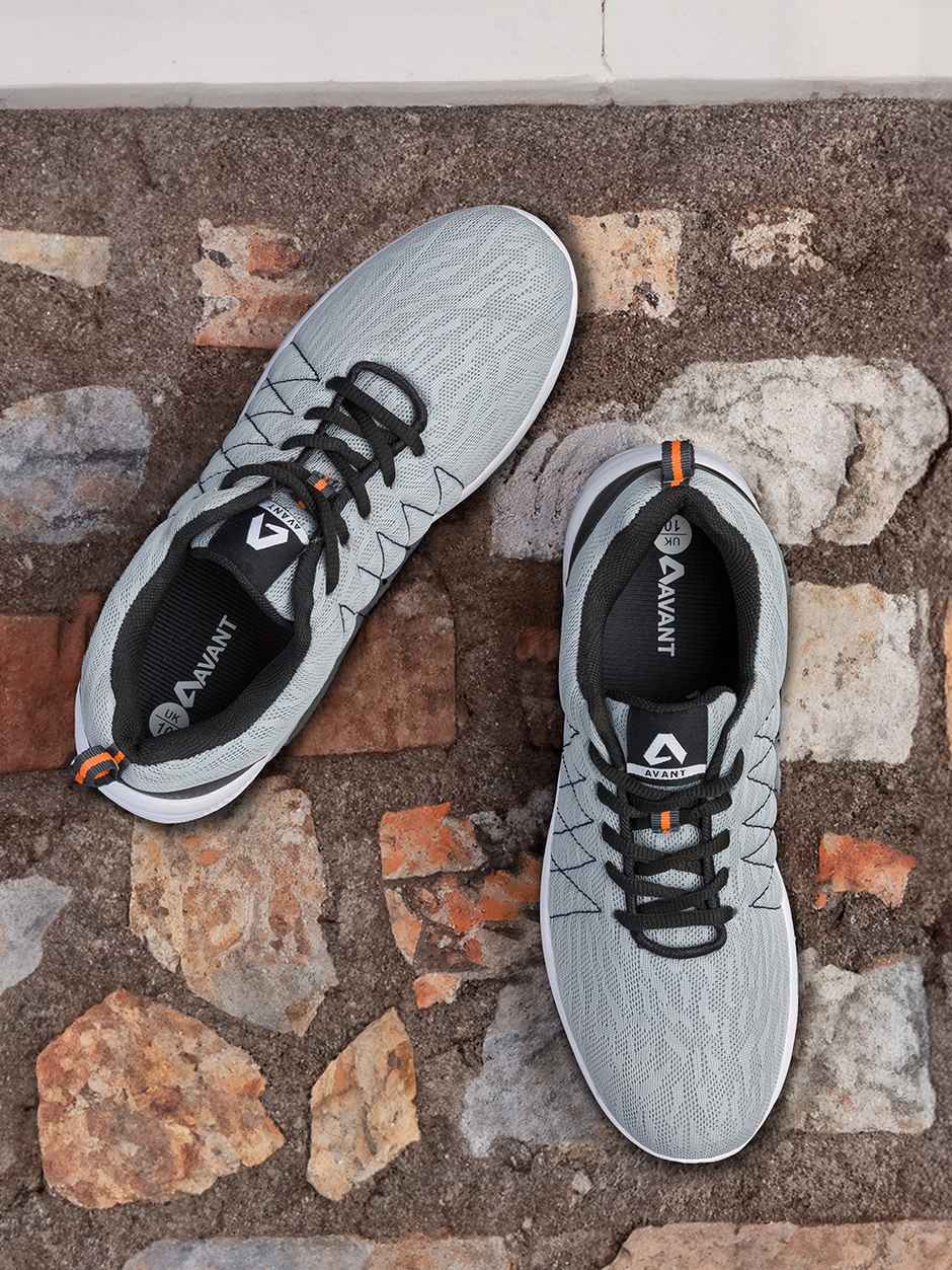 Avant Men's Ultra Light Running and Training Shoes - Grey UK7