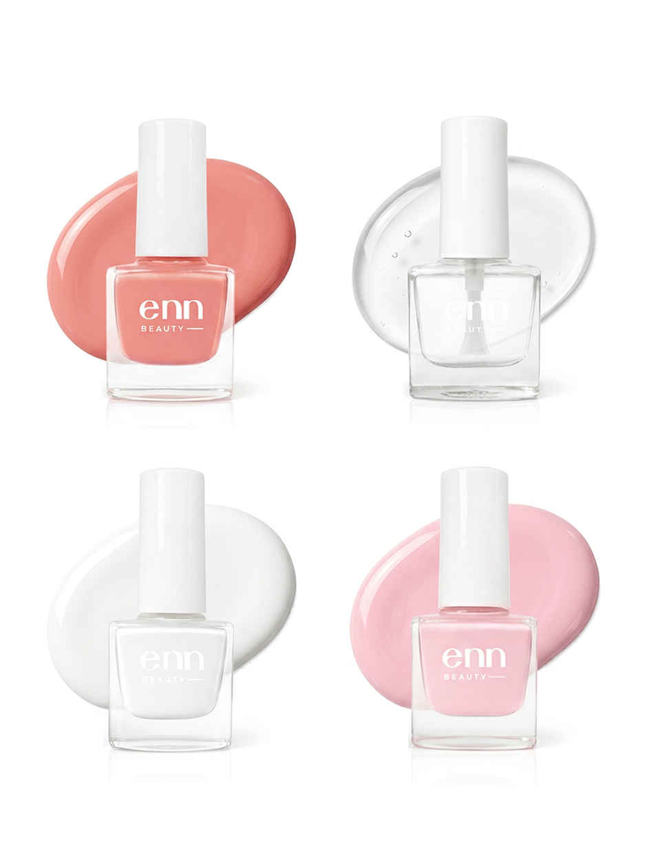 ENN Beauty Nail Paint | Blush & Bloom Kit |Trendy, Salon Like Finish