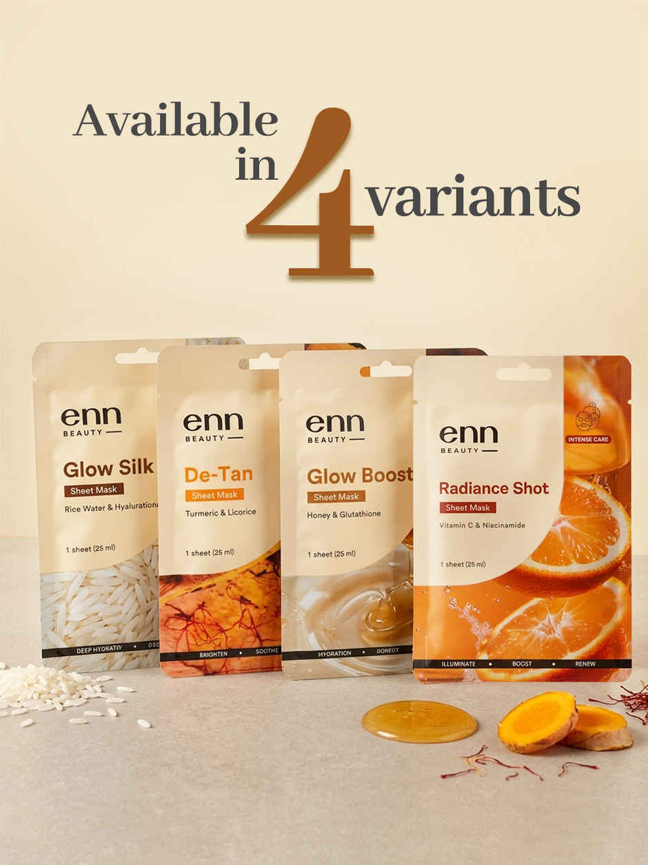 ENN Beauty Glow Silk Sheet Mask | Intense Hydration & Fresh Glow