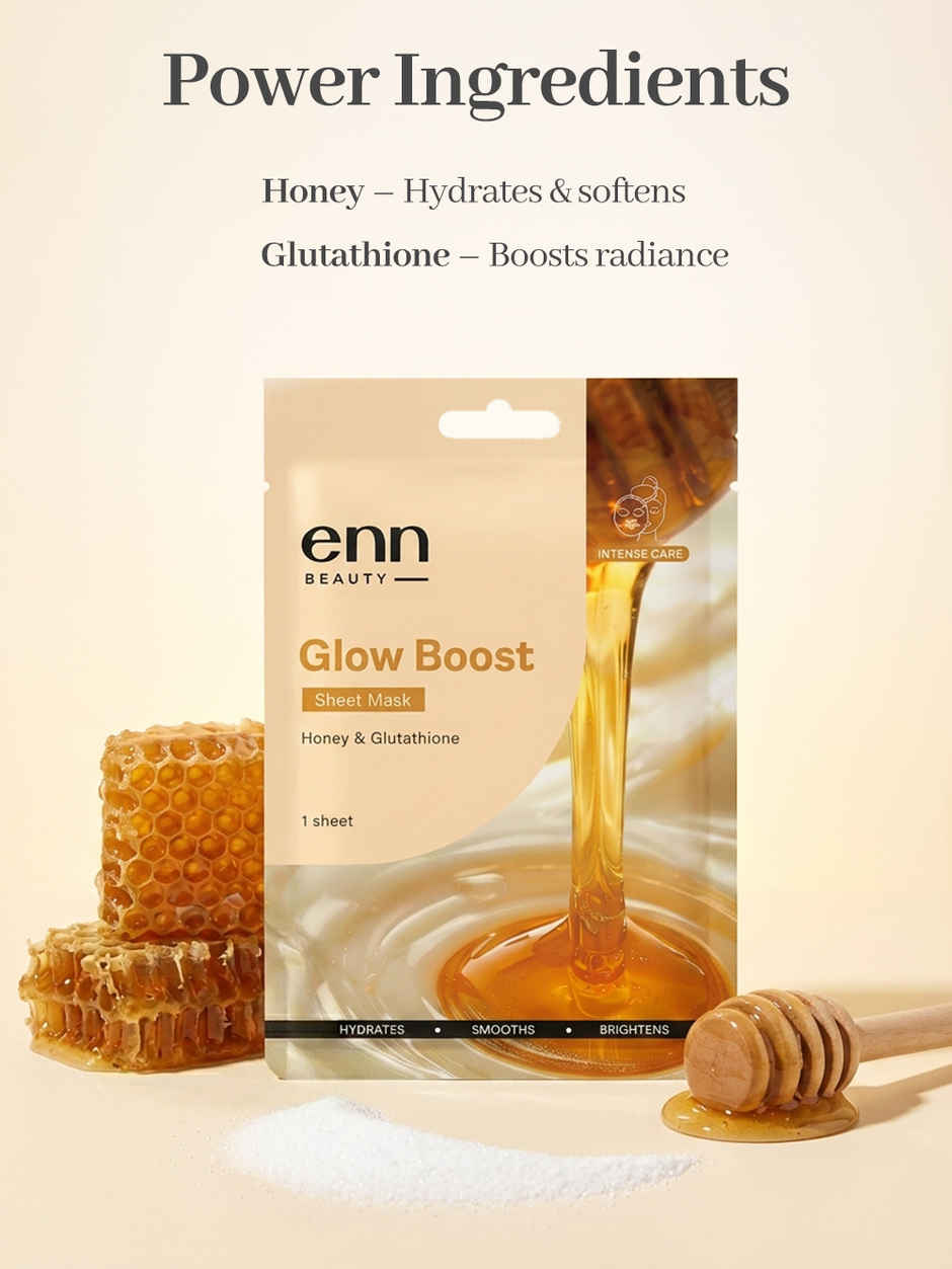 ENN Beauty Glow Boost Sheet Mask | Instant Brightening & Glow Boost