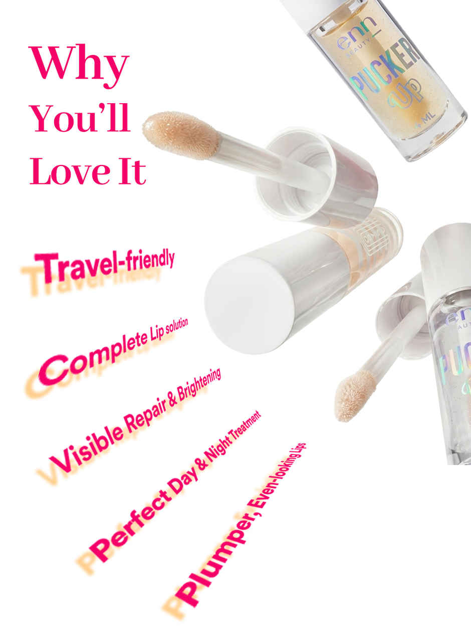 ENN Beauty Pucker Up Bright Elixir Lip Oil | Vitamin CKojic