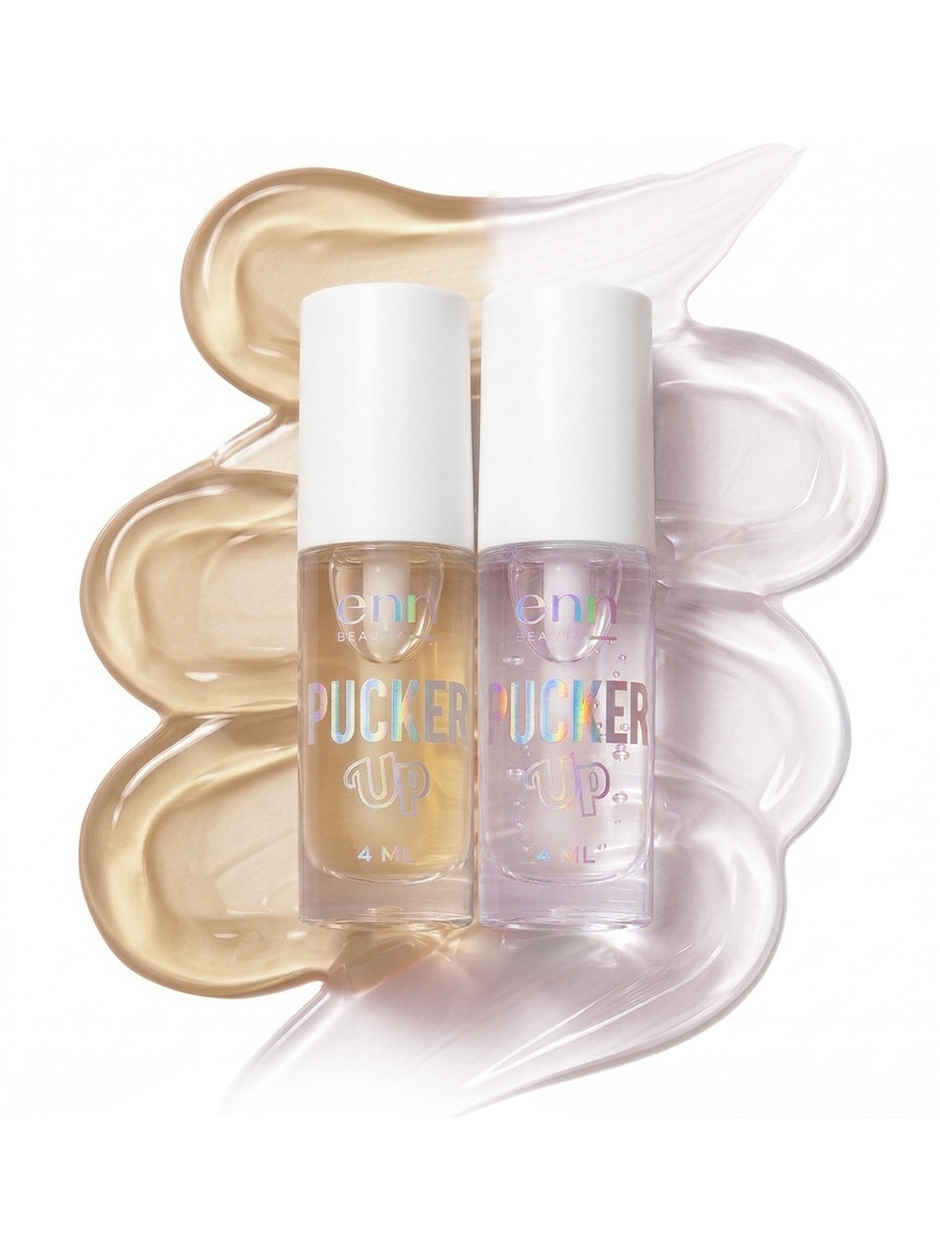 ENN Beauty Pucker Up Lip Oil | Duo Peptide Repair & Vitamin C Bright