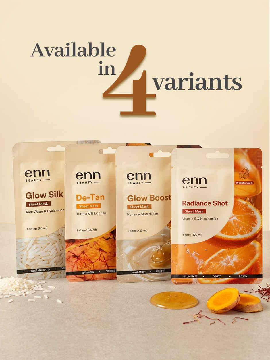 ENN Beauty Radiance Shot Sheet Mask | Instant Brightening & Glow Boost