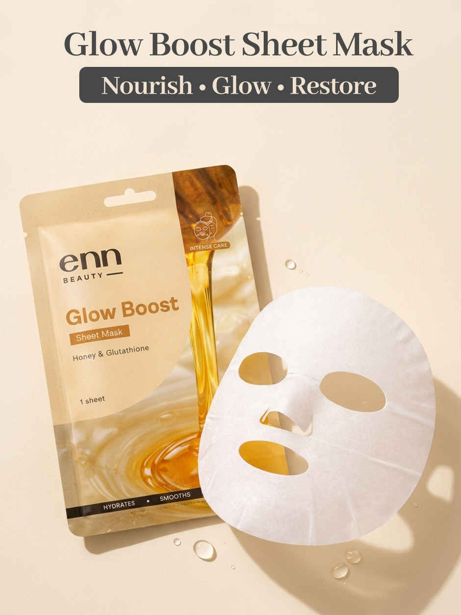 ENN Beauty Glow Boost Sheet Mask | Instant Brightening & Glow Boost